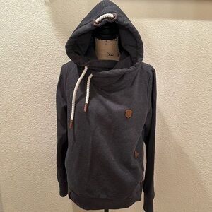 Women's Naketano Schmierlappen Dark Grey Hoodie